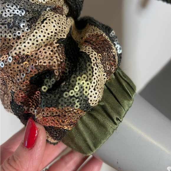 WOW Couture Camouflage Sequins  Cropped Hoodie❤️S - Picture 7 of 15